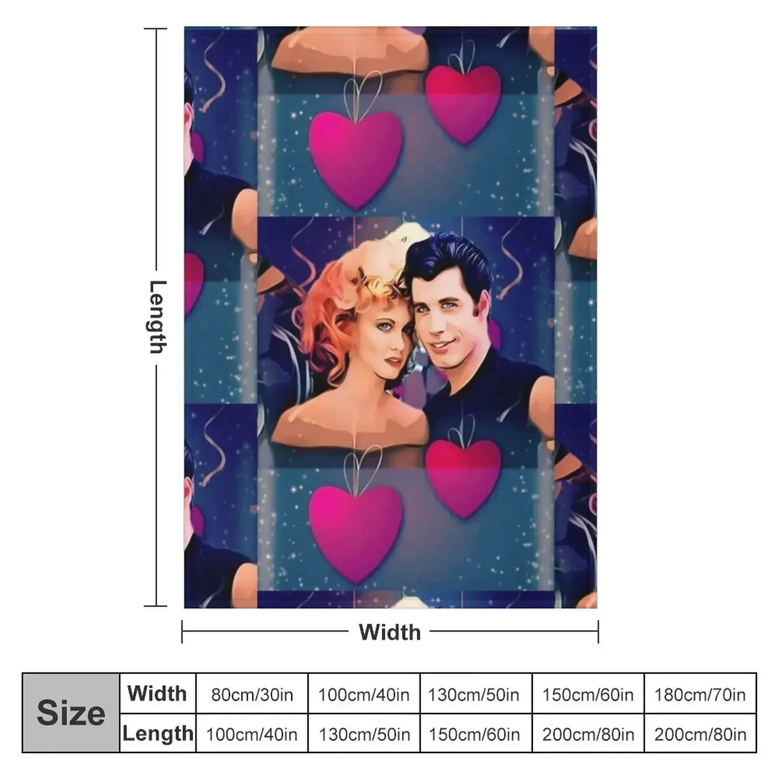 Grease musical movie Throw Blanket Kid'S Thermals For Travel Decorative Sofas Cute Blankets