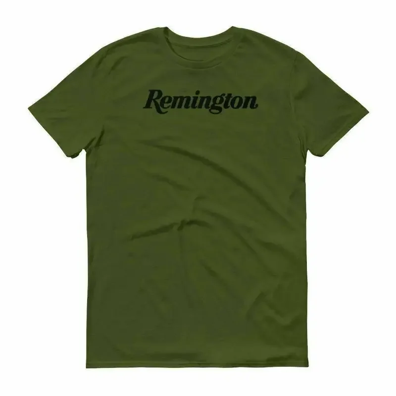 Remington Script Black Logo T Shirt 2nd Amendment Pro Gun Rights Rifle New