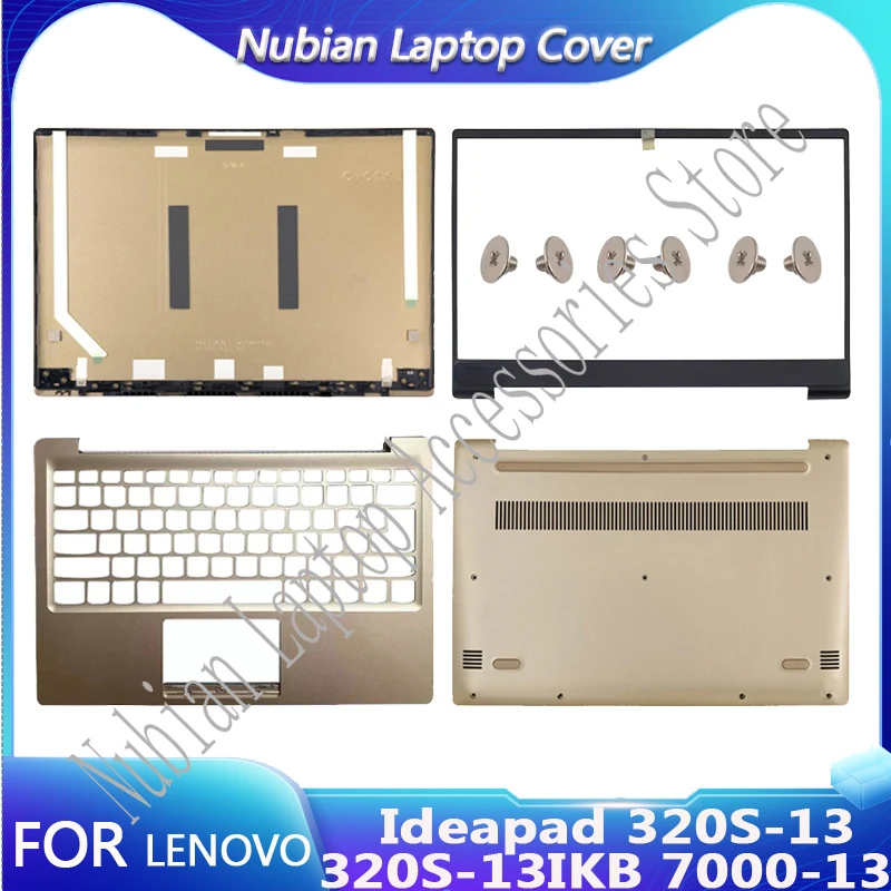 

NEW Laptop LCD Back Cover For Lenovo Ideapad 320S-13 7000-13 320S-13IKB Front bezel Palmrest Upper Bottom Case Hinge Cover Gold