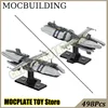 디스플레이 스탠드가 있는 우주선, 프리게이트 모델 MOC 빌딩 블록 벽돌, DIY 건설 장난감, 생일 선물 2