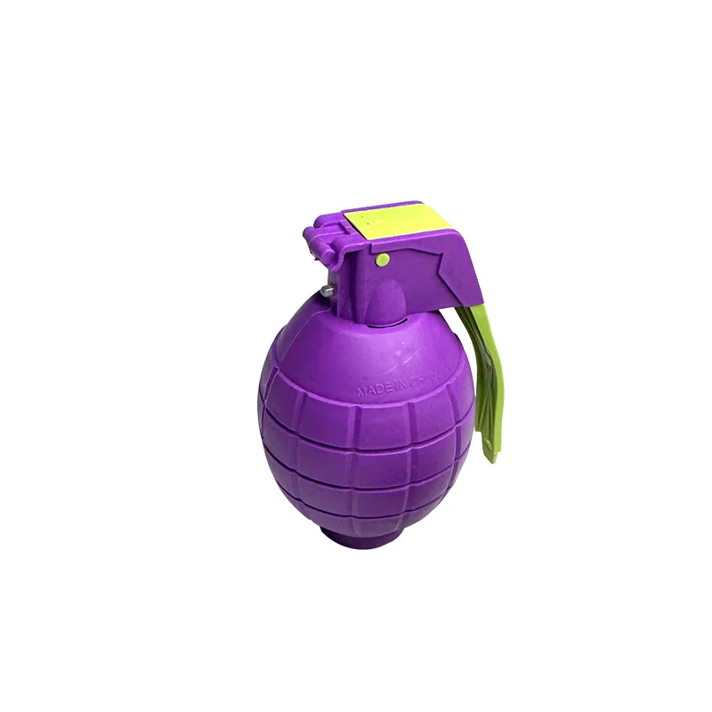 Cute Grenade Prop New Color Scheme Kids Outdoor Game Toy Plastic Model Cosplay Grenade Simulation Sound Light Props Gift for Boy