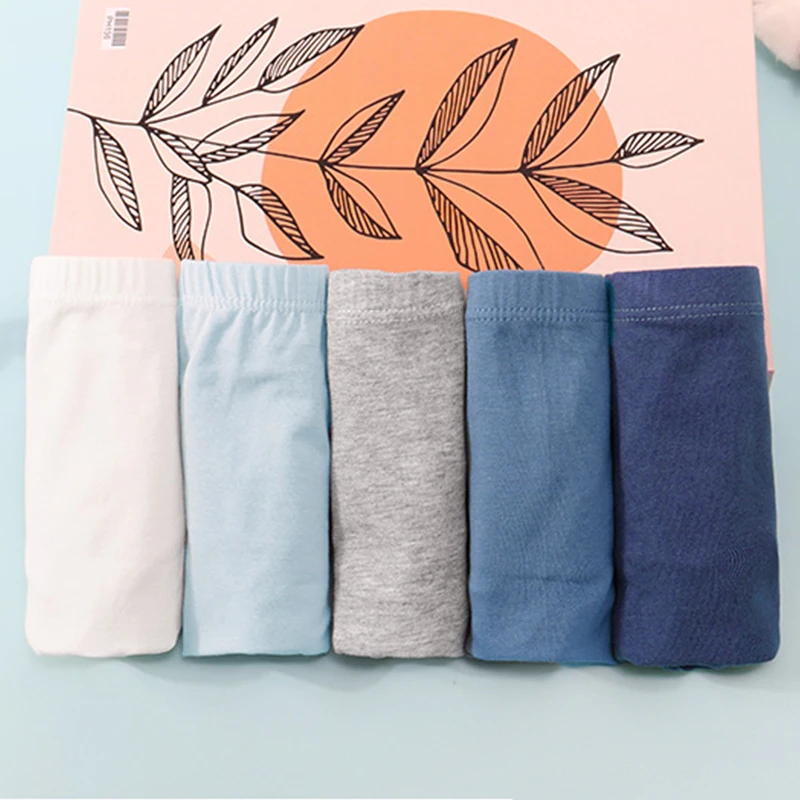 3 قطعة سراويل داخلية قطنية نقية الأولاد الملاكم بلون الاطفال الملاكمين تنفس ملابس داخلية للأطفال لينة اللباس الداخلي المراهقين سراويل مريحة #6