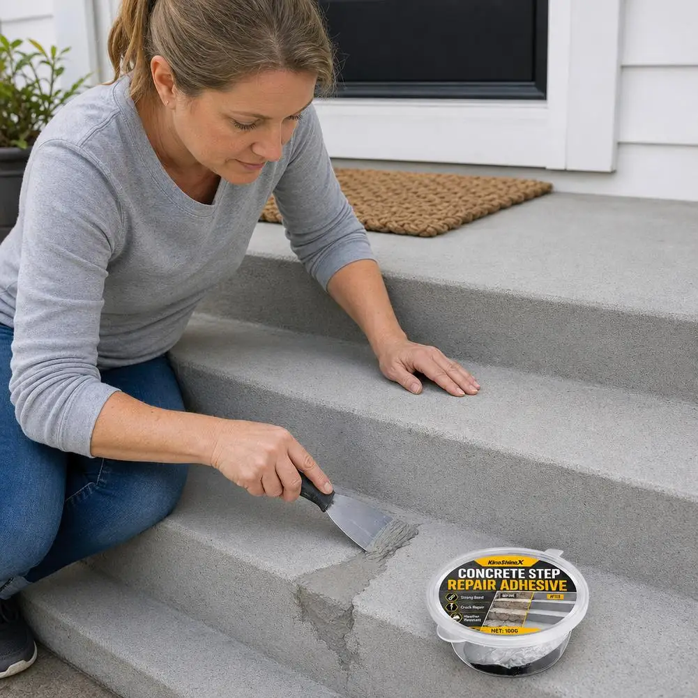 Concrete Step Repair Adhesive Cracks Filler Weatherproof Waterproof High Strength Strong Bonding Step Repair Adhesive Cement