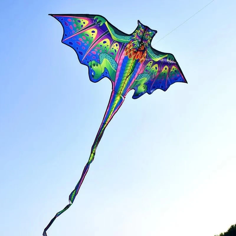 3d dragon kite for kids kite nylon toys fly kites children kite line delta kite Electric shocker Kite string eagle outdoor games