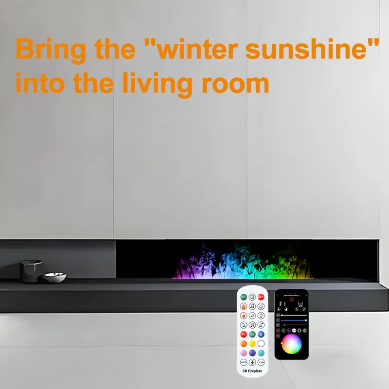 

European style 3D atomizing fireplace home embedded room decoration fireplace with fire simulation electric fireplace