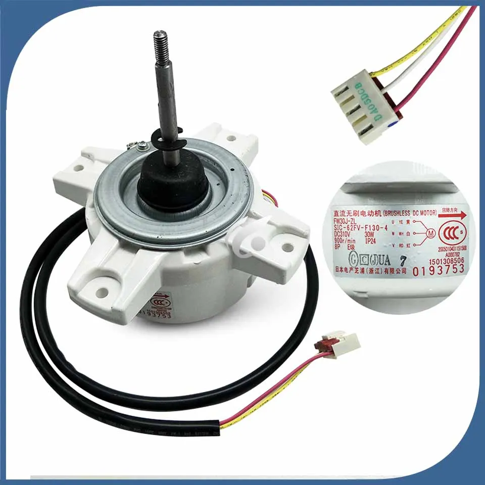 new good working for Air conditioner motor FW30J-ZL ZWS30-J SIC-62FV-F130-4 motor fan