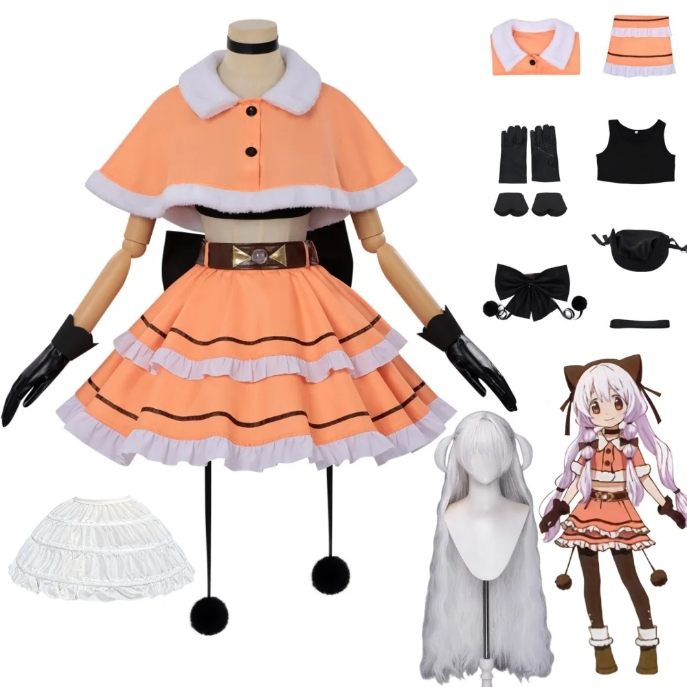 Costume de cosplay de Nagisa Momoe de Puella Magi Madoka Magica, Walpurgisna Rising, costume de Nagisa Momoe, idéal pour une fête d’Halloween.