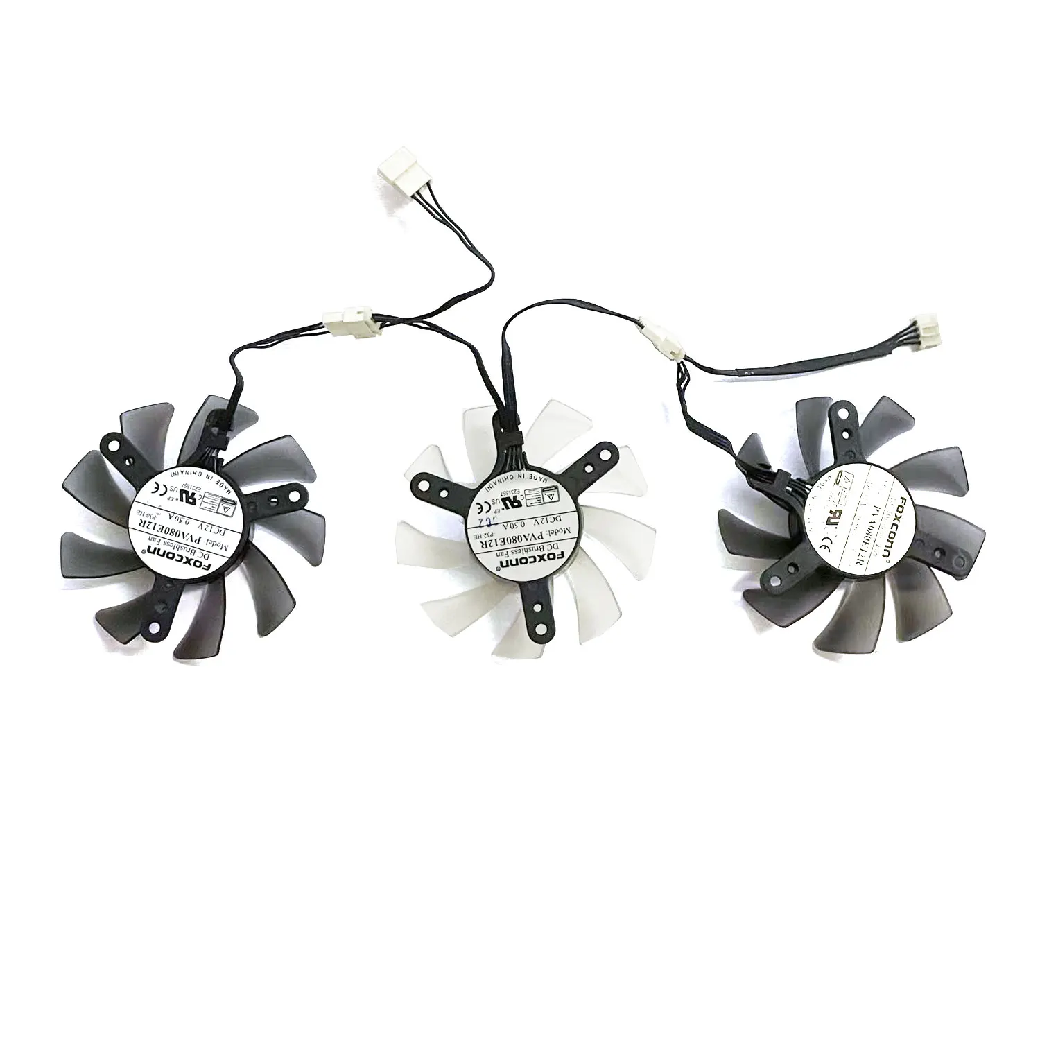 For Asrock AMD Radeon RX 5700 XT Phantom Gaming D 8 GB OC Videokaart Vervaging Fan Original PVA080E12R 4 PIN 75MM GPU Fan