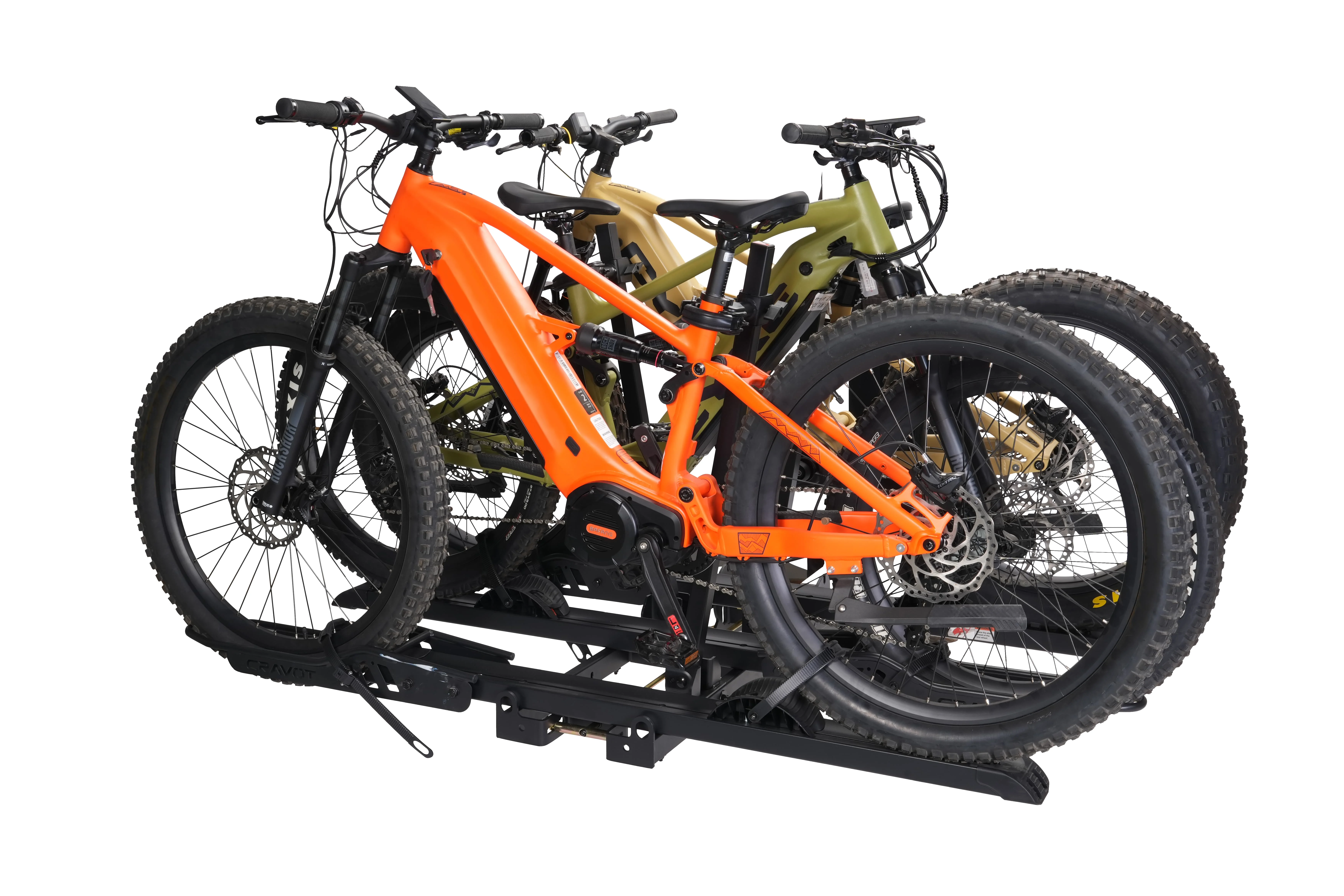 STLF USA Warehouse سبائك الألومنيوم دراجات كهربائية عقبة E الدراجة الرف لمدة 3 الدراجات الإلكترونية