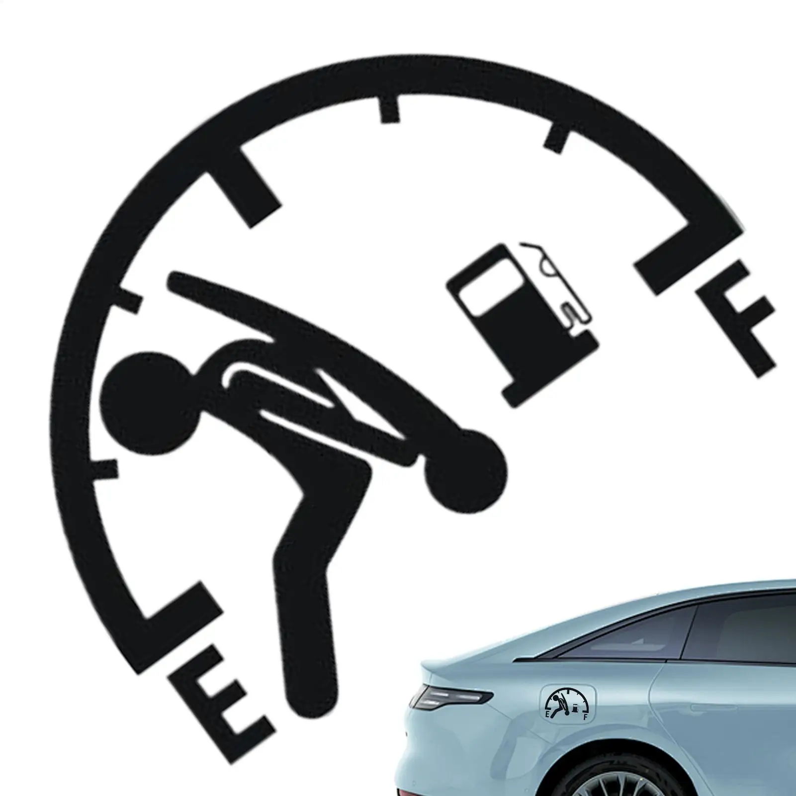 

Автомобильные наклейки, светоотражающие забавные знаки, наклейка, водостойкий внешний знак для автомобиля, высокое расхождение газа, грузовик, Rv, седан, внедорожник, дверь ноутбука