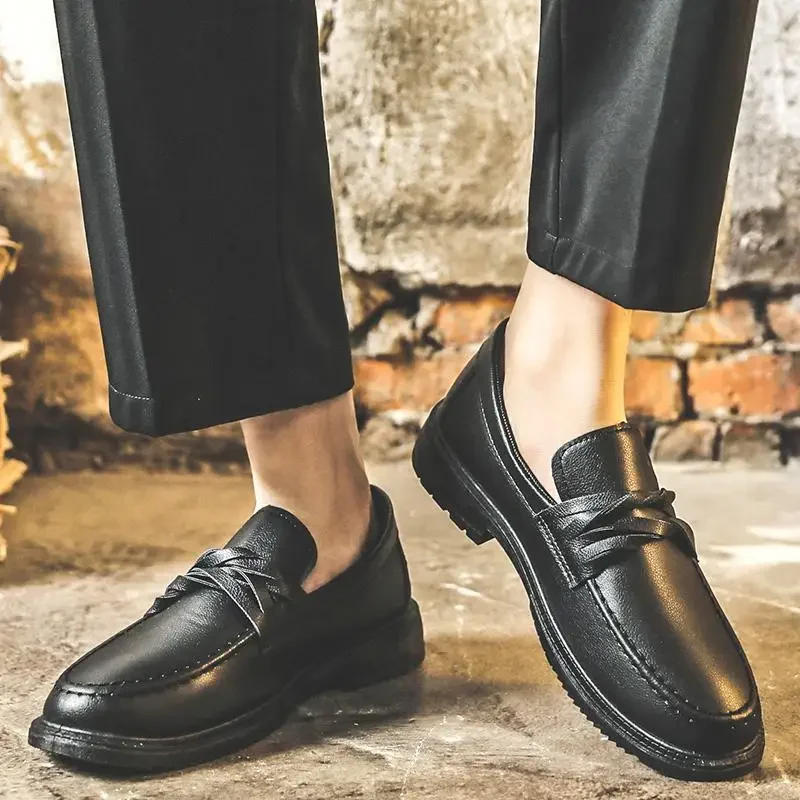 Party britische Herren schuhe koreanische Vintage lässig elegantes Kleid Lederschuhe Luxus Oxford Schuhe Geschäft