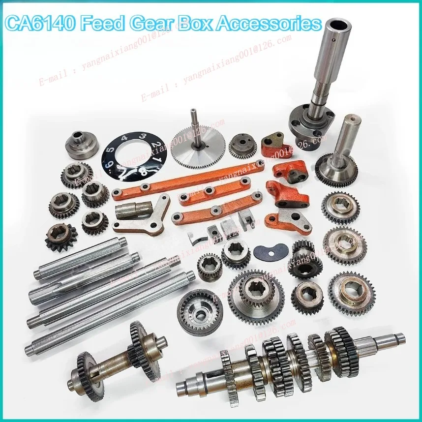 CA6140/6150 Feed Gear Box Spline Shaft Dial Blocks Slider  Dual Link Gear Lathe Accessories