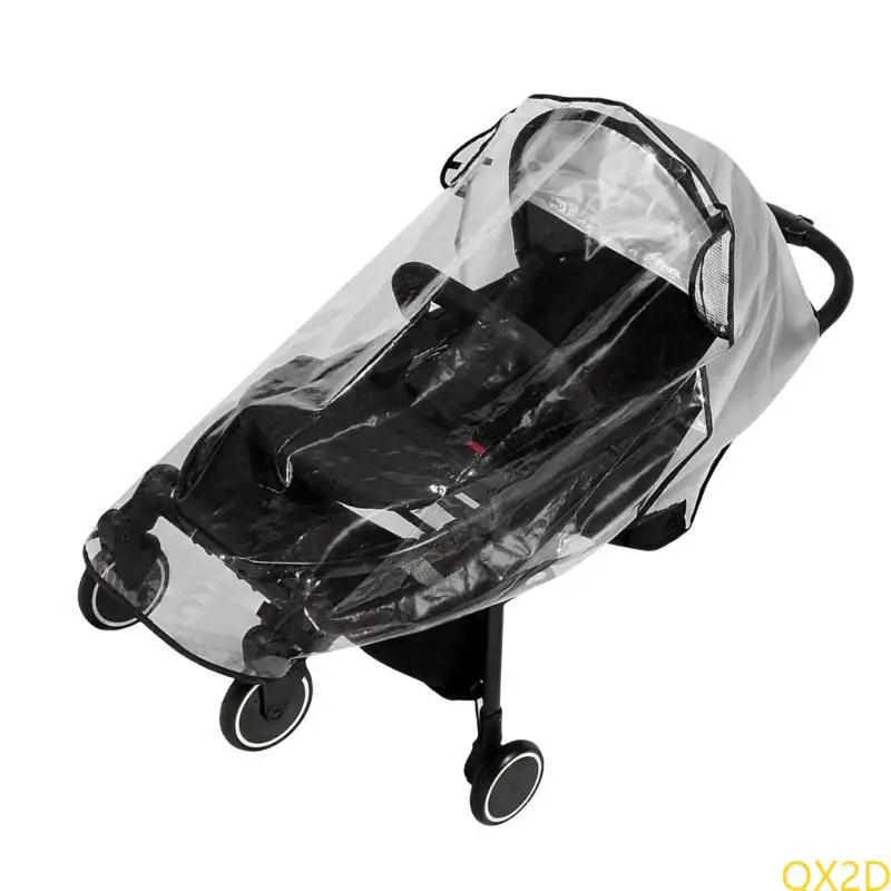 Transparent Baby Strollers Rainproof Cover Weather Proof Portable Protective Sleeve Full Protections Raincoat Case 5