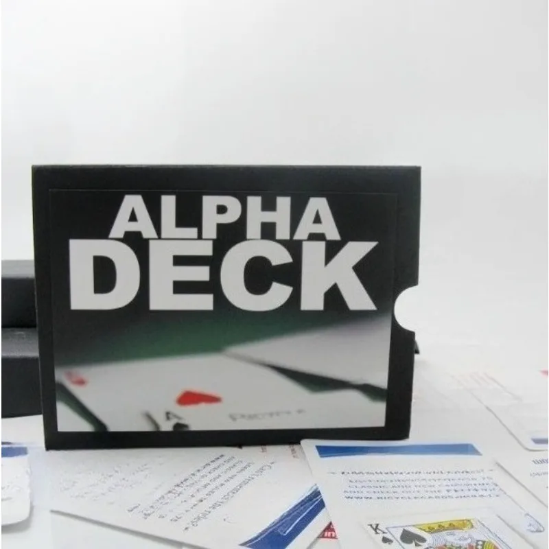 Alpha Deck (Cards and Online Instructions) by Richard Sander Magic Tricks Card Magia Close Up Illusions Mentalism Magician Props