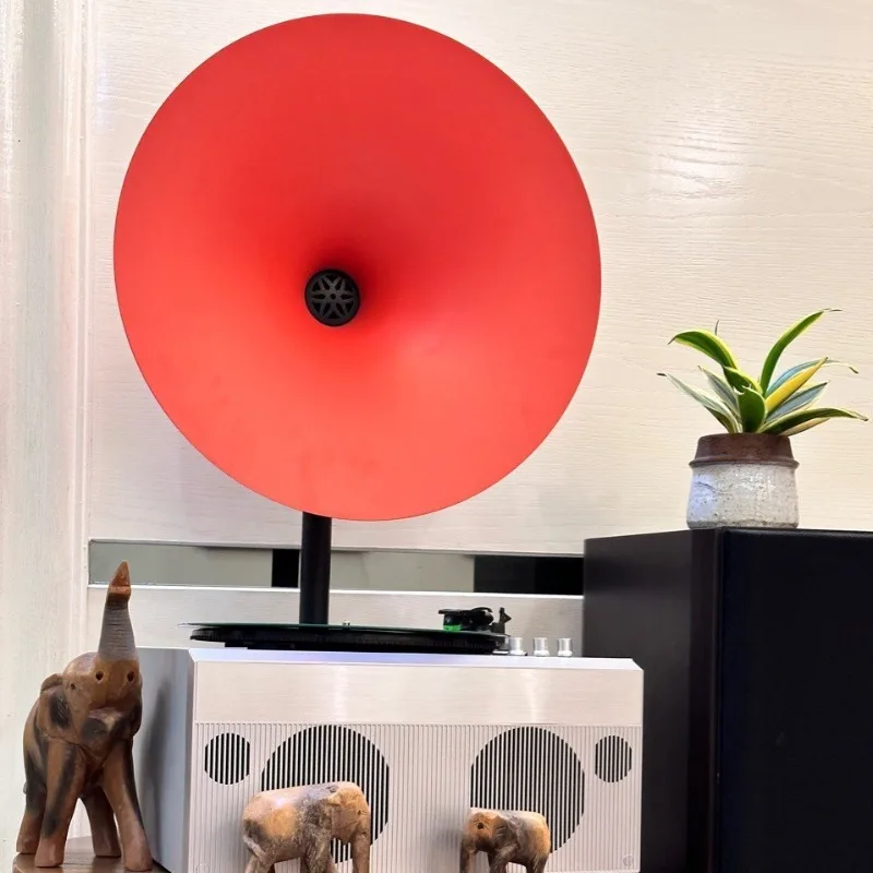 Vinyl record player retro classic phonograph bluetooth stereo multi-color big speaker USB playback