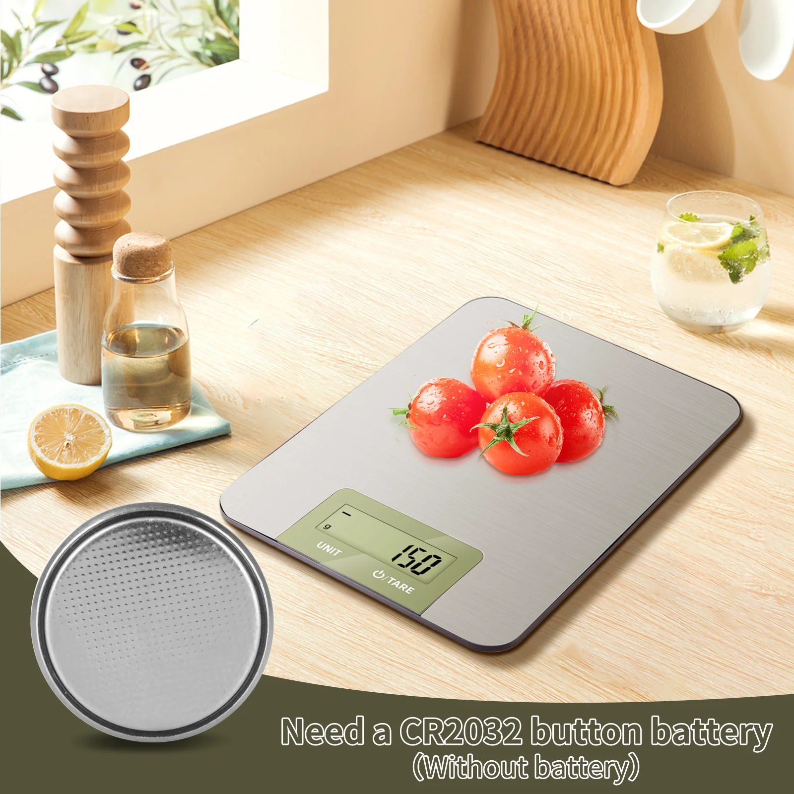 Household Kitchen High-precision Electronic Pastry Baking Scale Small Food Baking Scale 10kg/1g Accurate Weighing Kitchen Tools