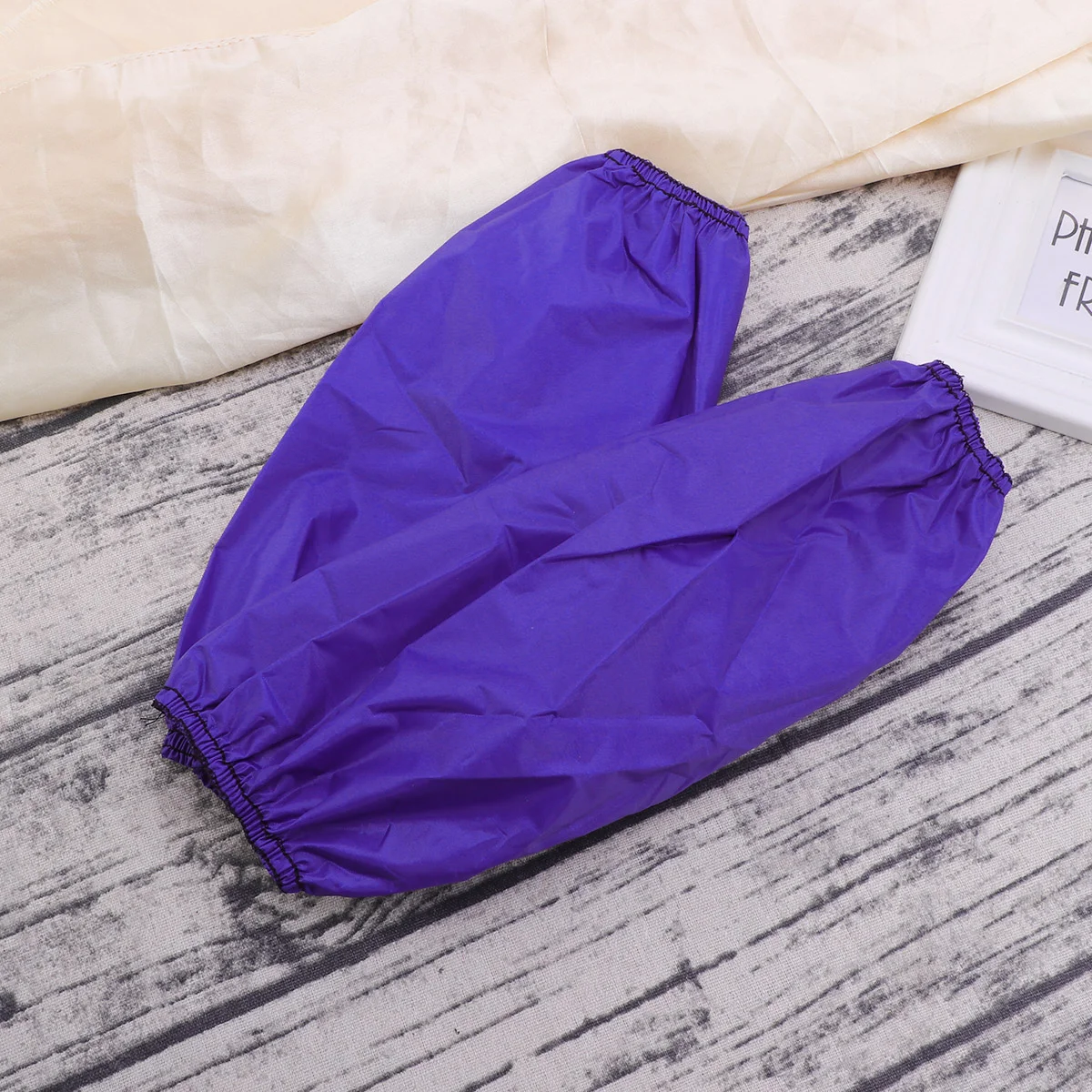 5 Pairs UV Protection Sleeves Men Waterproof Arm PVC Oversleeves Oilproof Man Visor Hat Women