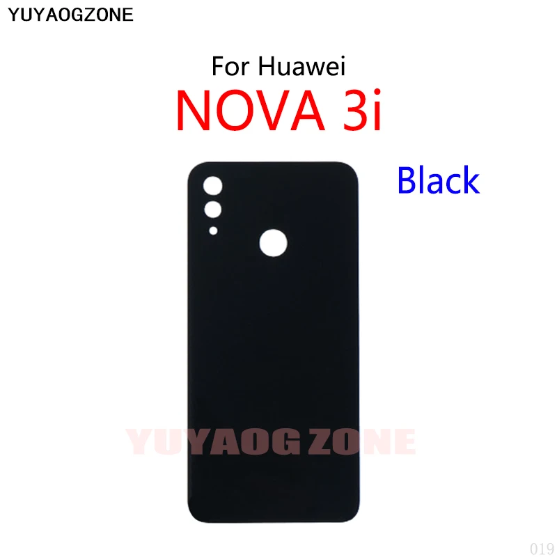 Battery Back Cover For Huawei Nova 3i INE-AL00 Glass Panel Housing Battery Cover Rear Case