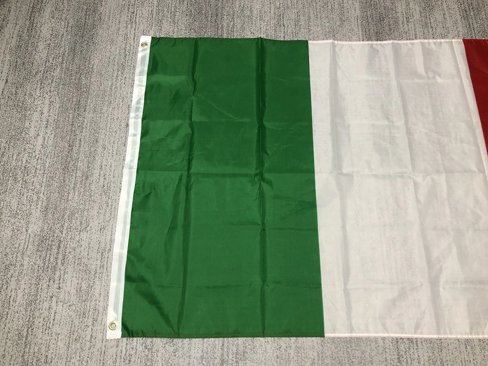 Italy flag 90x150cm high quality Polyester hanging banner green white red Italy italian Flag  for Festival Home Decoration