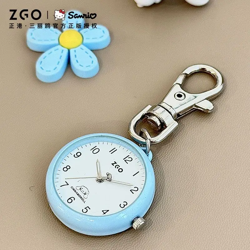 Zhenggang Sanrio Joint Kitty reloj luminoso impermeable estudiante relojes de bolsillo regalos de cumpleaños para niños