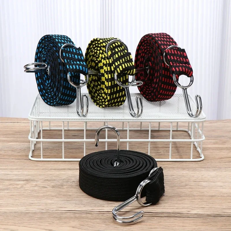 Motorcycle Elastic Rubber Bag Rope Hook Bicycle Rope Buckle Car Bag Car Roof Luggage Rack With Fixed Hook Car Accessories