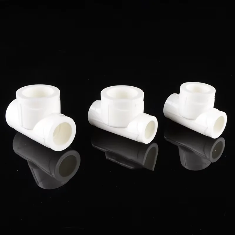 تجهيزات أنابيب Ppr كبيرة المحملة Ppr20 بدوره 25 بدوره 32 متغير القطر المخفض المحملة 4 نقاط 6 نقاط 1 بوصة وصلة أنابيب تذوب الساخنة #1