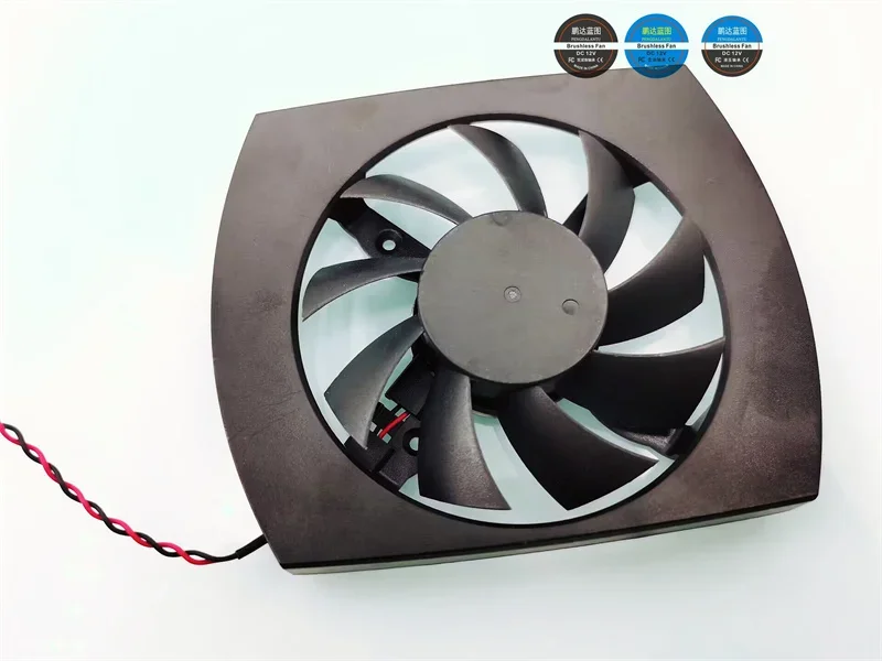 Pengda Blueprint 11CM Dual Ball Bearing 12V 0.155A High RPM Gaming Graphics Host Cooling Fan