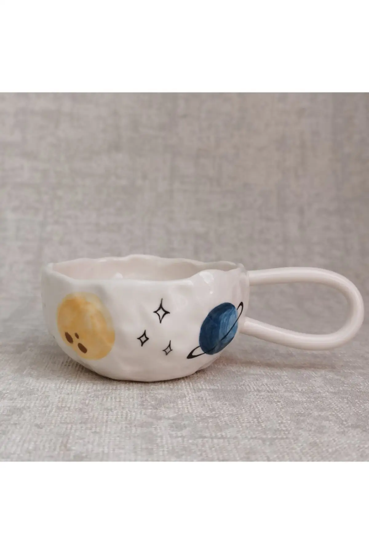 DOLBOVI ceramic handmade planet patterned cup