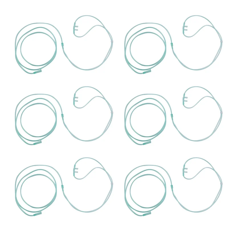 

B24C-60Pcs Oxygen Cannulas 2 Meters Nasal Cannula Soft Nasal Oxygen Tubing O2 Cannula For Adults