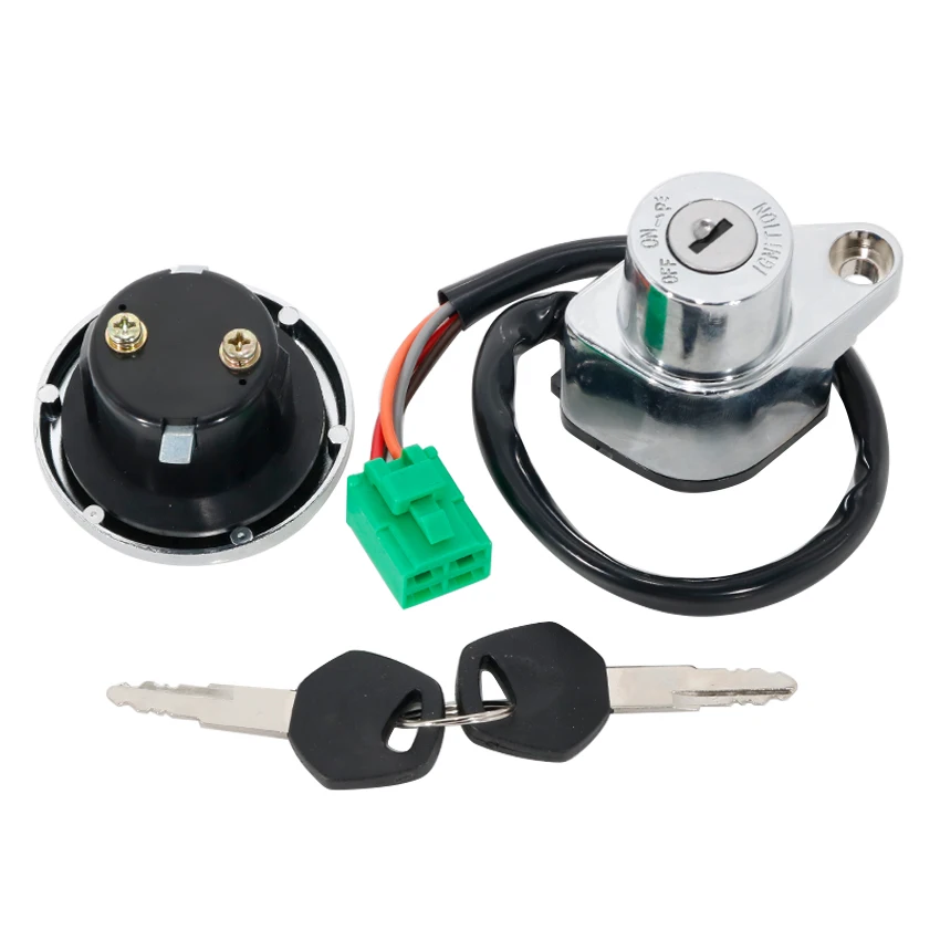Passend für Suzuki LS650 Savage 1986-2004 / LS650 Boulevard S40 2005-2019 Motorrad Schlüssel-Tankdeckel-Set Zündschalter – Detail 4