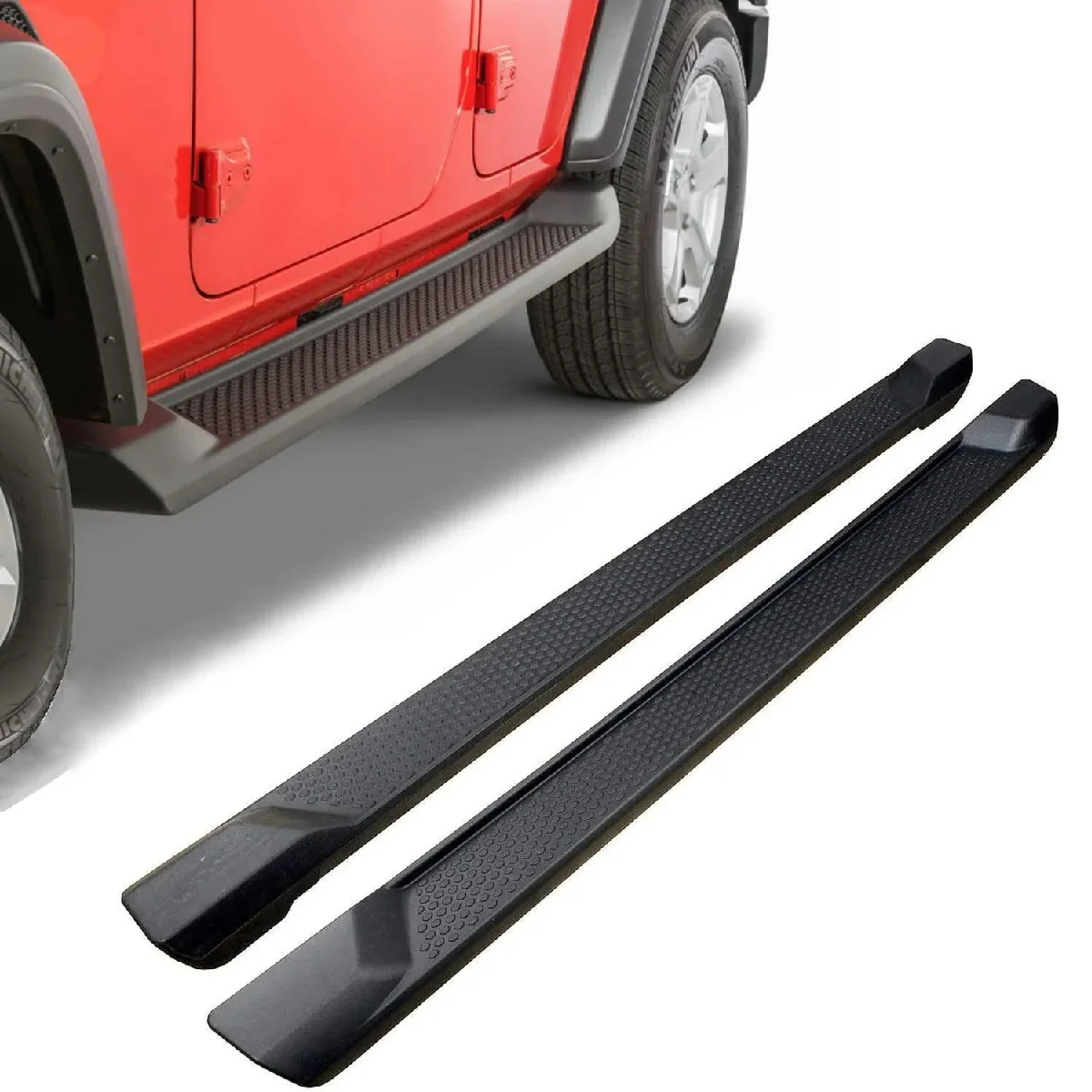 VISHN Drop Side Steps for Jeep 2018-2024 Wrangler JL 4-Door 6