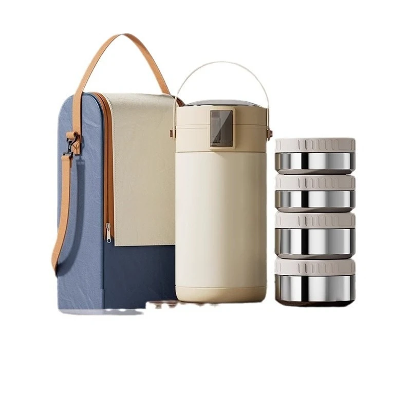 

316 stainless steel 24-hour long thermal insulation lunch box for office workers and students, large-capacity portable