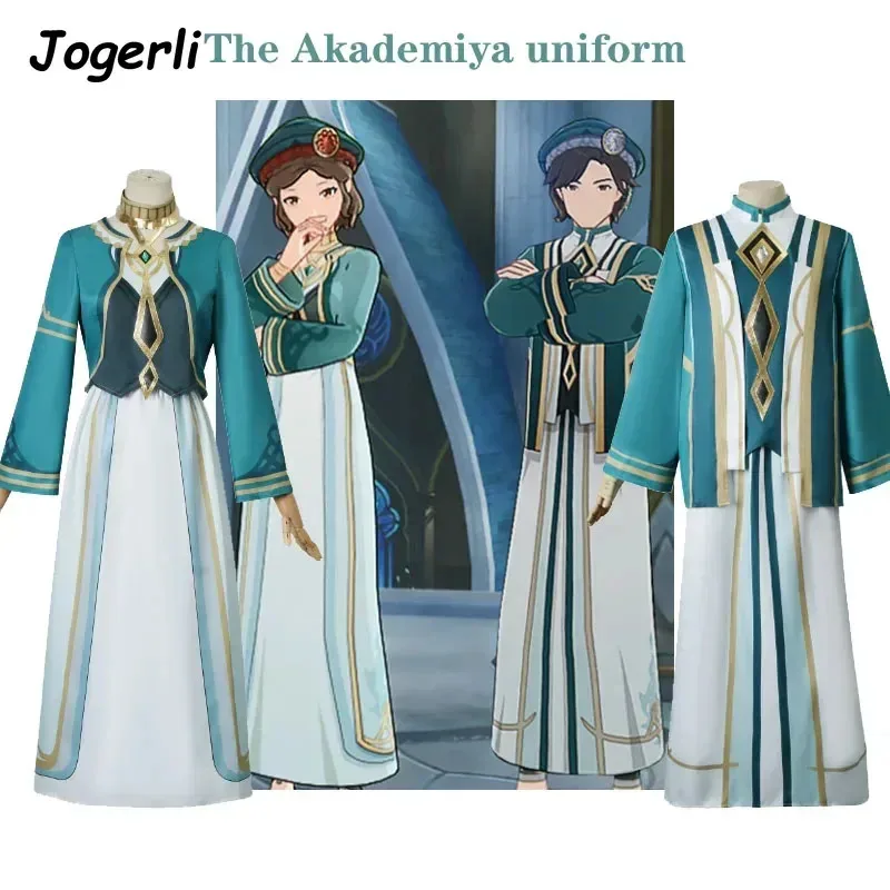 

Genshin Impact Akademiya Костюм Игра Косплей Костюм Хэллоуин Вечеринка Унисекс Ролевая Одежда Парик; 8,k'5;h.