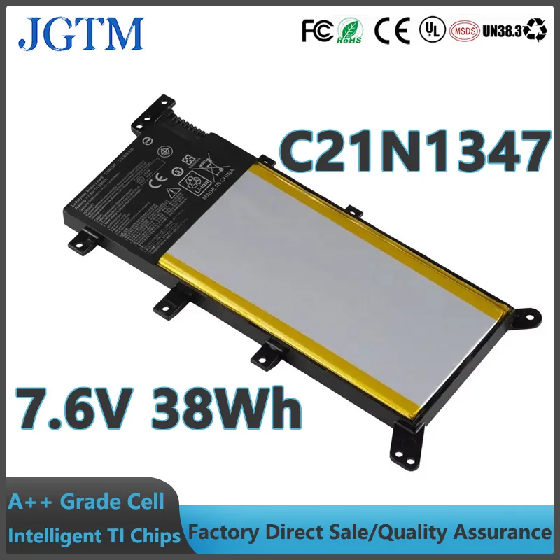 JGTM C21N1347 Li-Ion laptop Battery 7.6V 38Wh battery for Asus X555LA X555LD model C21N1347 batteries