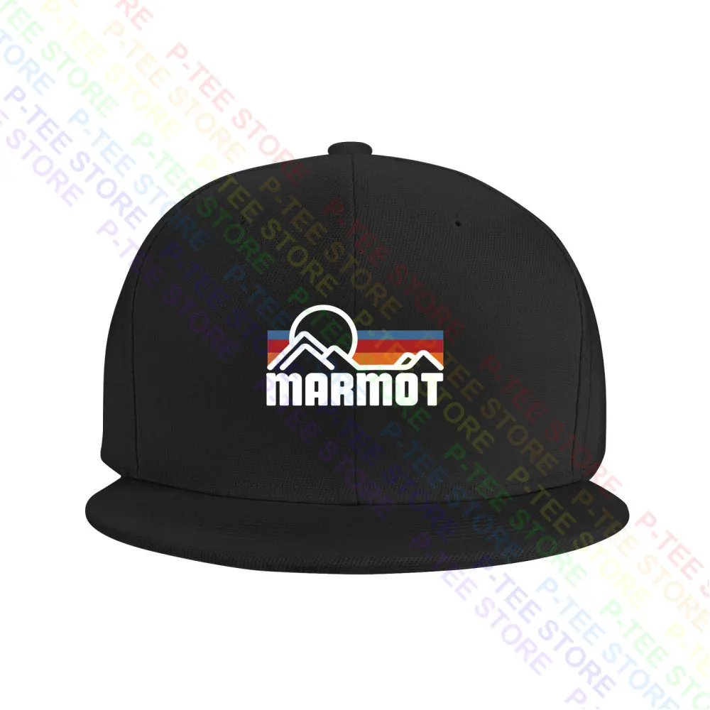 Marmot costeiro Baseball Cap, malha balde chapéu, urze de carvão vegetal, Skyline, Snapback Caps, 02