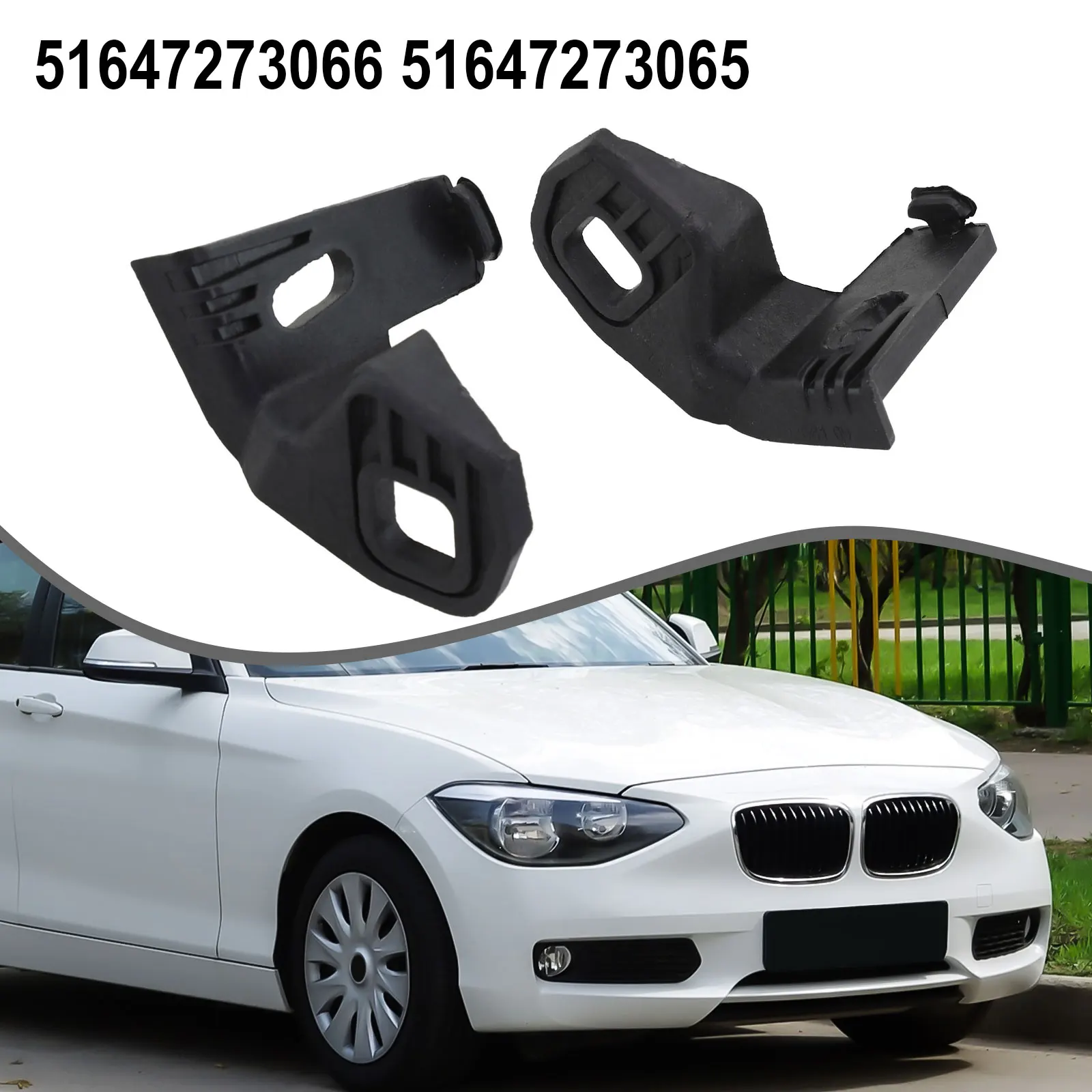 Right Headlight Bracket Parts 51647273066 51647273065 Accessories Anti-corrosion For BMW F20 F21 F22 F87 M2 ABS