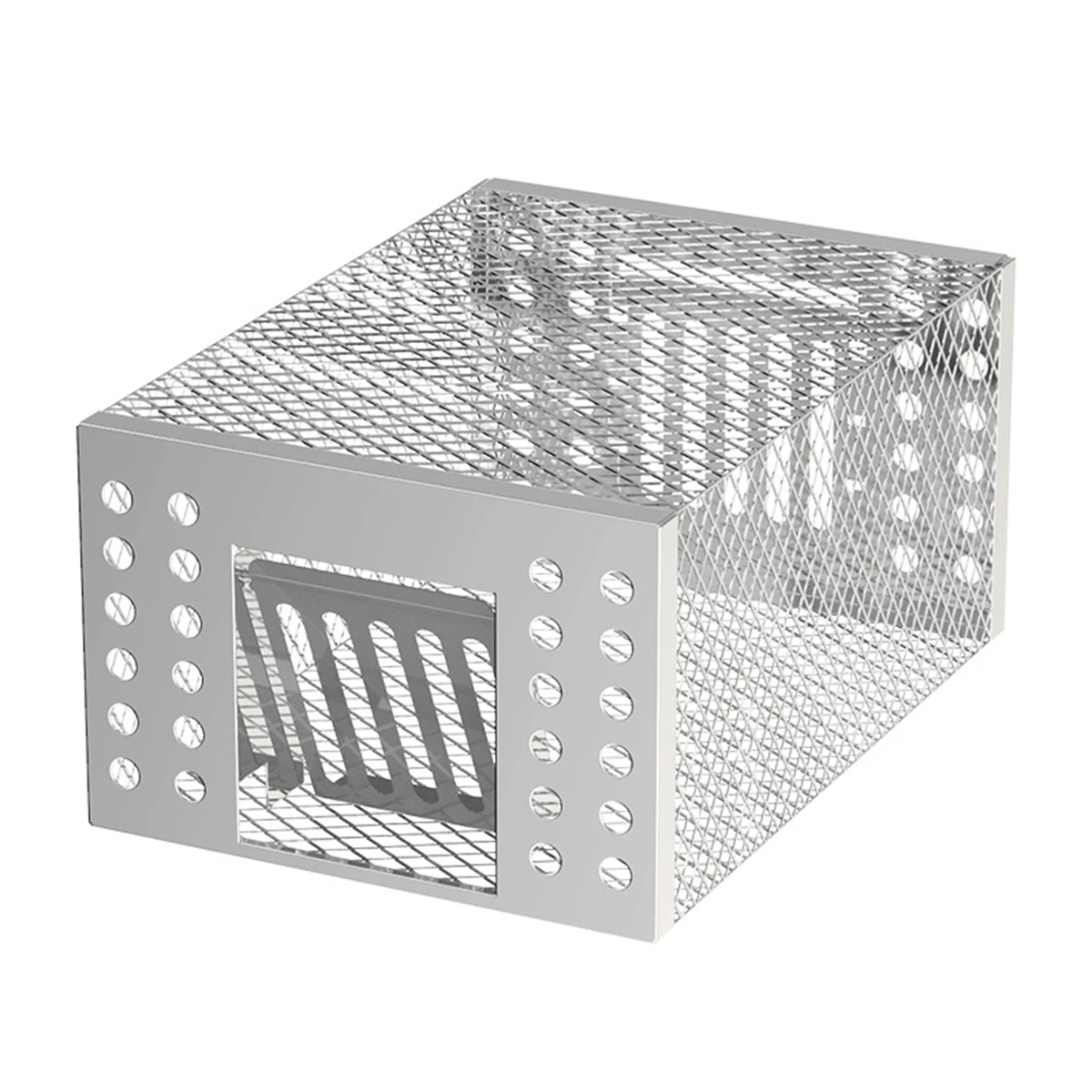 1Pc Automatic Mouse Cage Catcher Iron Galvanized Household High Efficiency Continuous Rodent Trap Recycle Use Rat Catching Tools