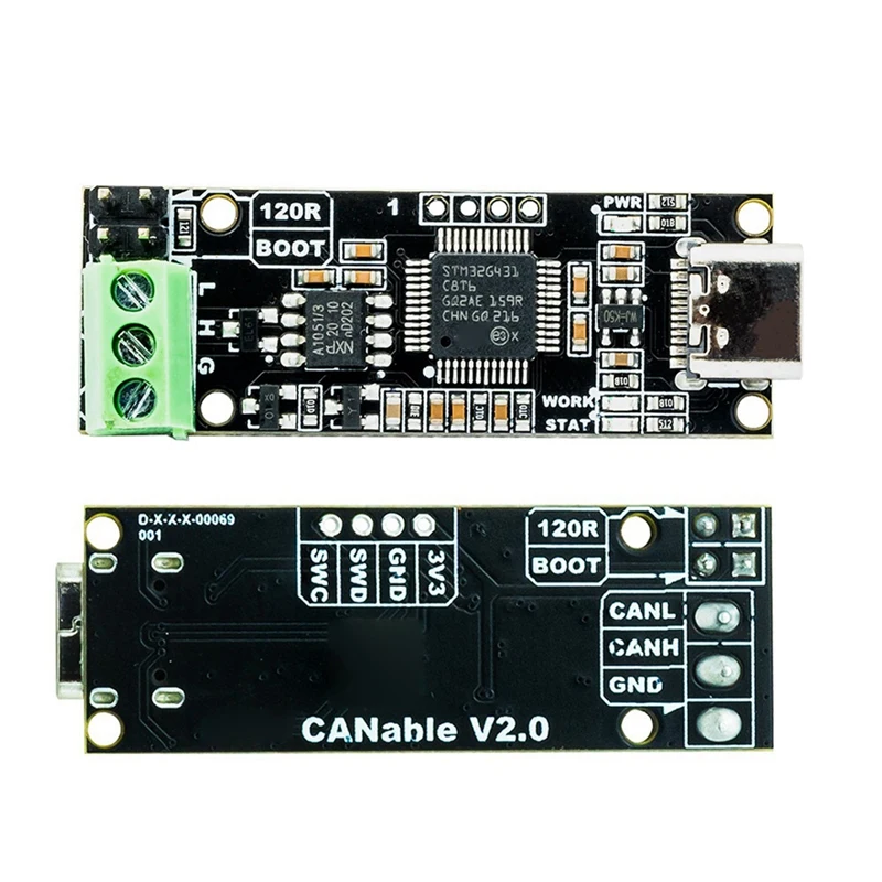 Canable Canbus Transceiver USB To PCAN Protocol Analyzer Adapter CAN2.0 Serial Controller