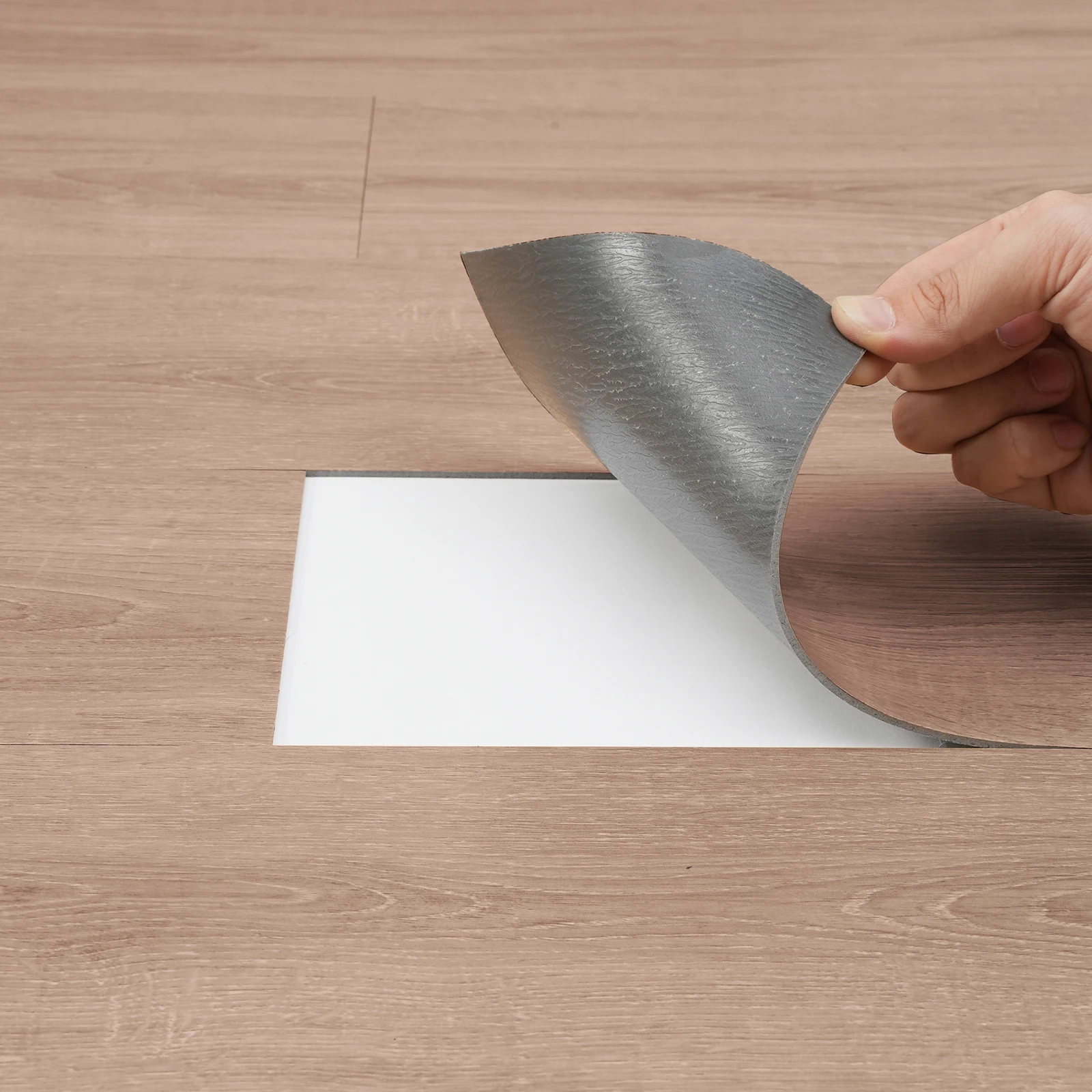 Self Adhesive Vinyl Floor Tiles 36 X 6 Inch, 36 Tiles 2.5mm Thick Peel & Stick, Natural Wood Grain DIY Flooring For Kitchen,