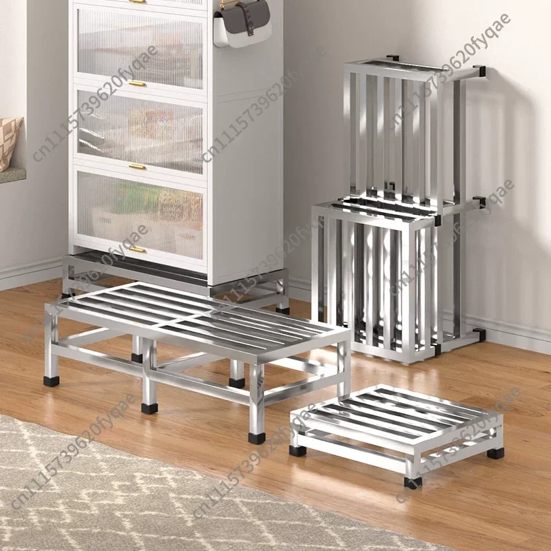 Stainless steel rack Balcony flower stand Load-bearing fish tank bracket Washing machine Refrigerator Moisture-proof pad High
