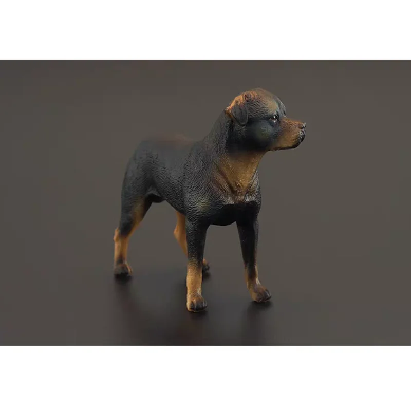 Symulowany model psa Rottweiler dla psa dekoracja na biurko dla szczeniaka ozdoba do domu — zdjęcie 7