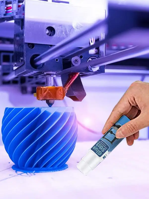 

1 шт., клей-карандаш для 3D-принтера, твердый клей для нити с горячей кроватью, P LA, легко очищаемый, PVP, нетоксичный, прочный, специальный клей