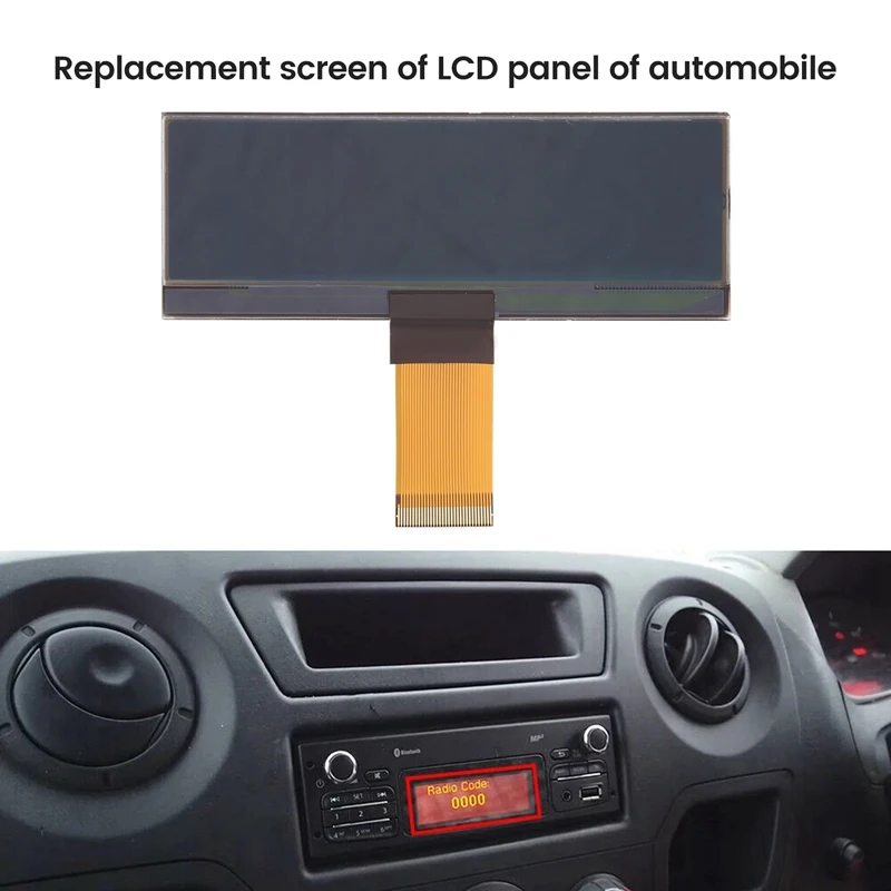 Dashboard LCD Display For Mercedes Citan Renault Kangoo II Duster Captur Pulse Symbol 3Rd-Gen Car Stereo Screen Glass