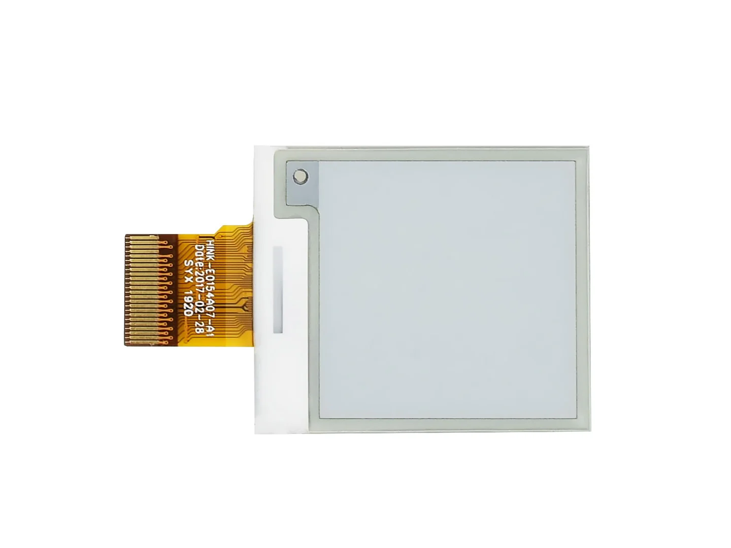 Waveshare 1.54inch E-Ink raw display 200x200resolution,communicate via SPI interface,support partial refresh