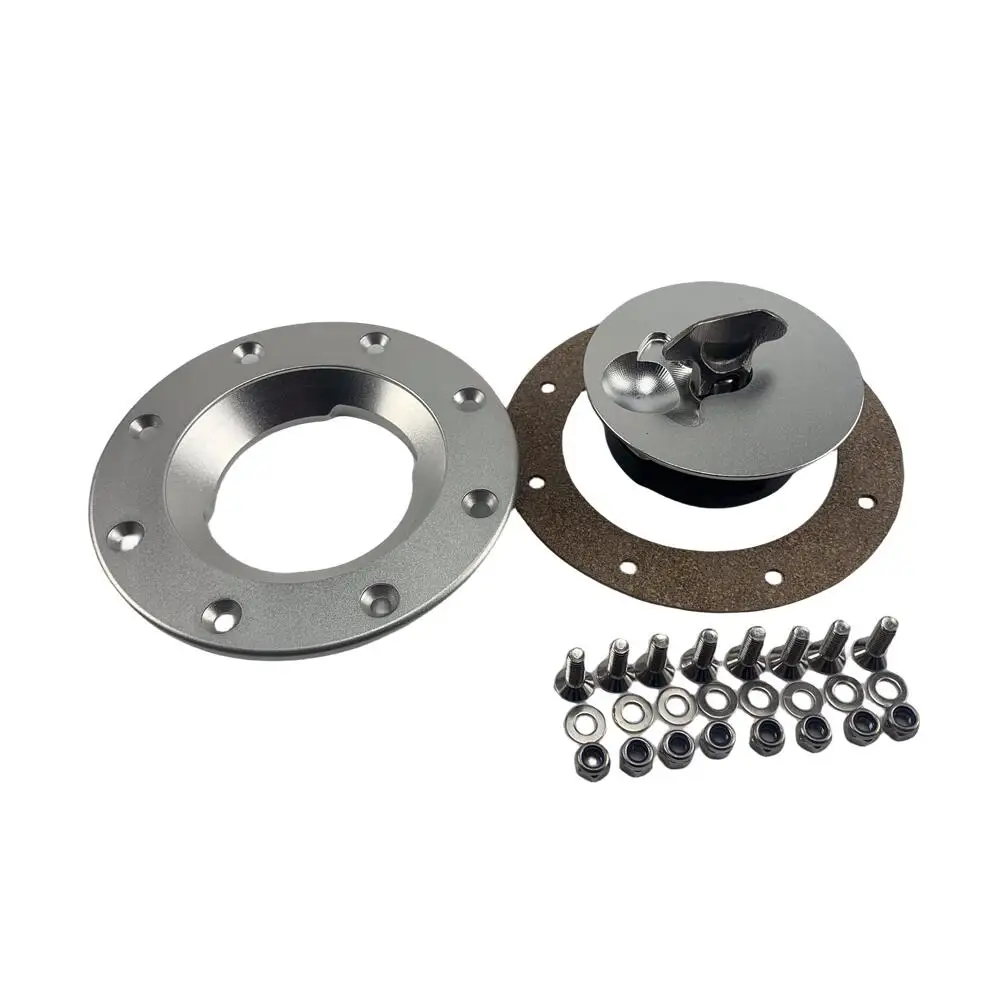 

CNC Machining Racing Kart Parts 120mm Aluminum Billet Fuel Cap with Stainless Steel Wire EDM Accessory