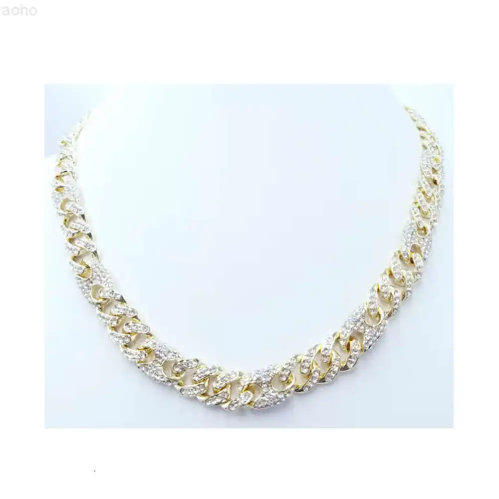 

14k желтое золото кубинская отделка ручная работа ссылка Icy Vs1 цепочка из кристаллов и браслет продаются отдельно