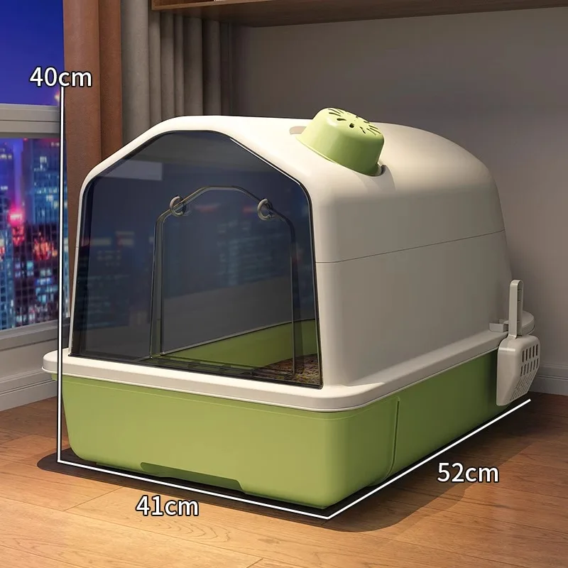 

King size cat litter box fully enclosed deodorization