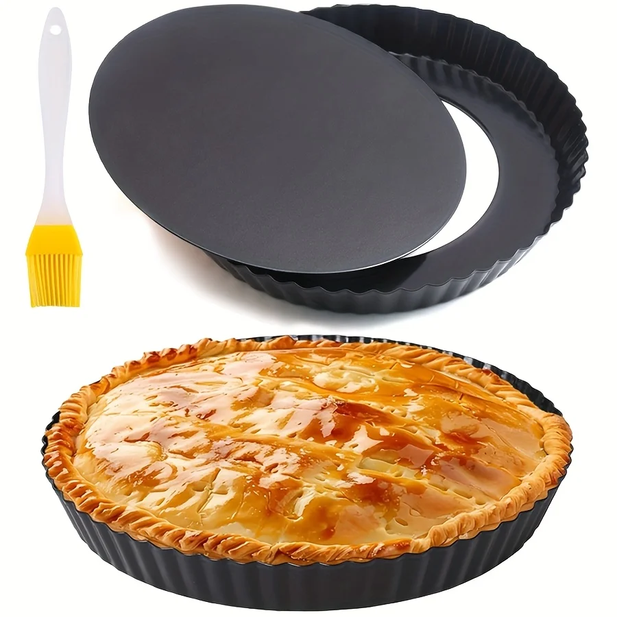 Sartén para tarta con fondo extraíble antiadherente, molde redondo de Metal para hornear pasteles de 4/6/8/9 pulgadas para tartas de queso, postres, desmontable JXB