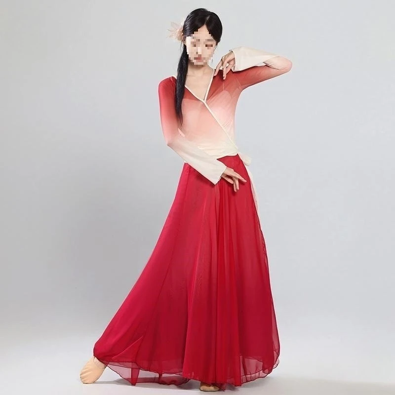 Klassischer Tanz, allmähliche Änderung von Oberteilen, Performance-Kleidung, Feen-Energie-Übungsset, Mullkleidung, alter Stil