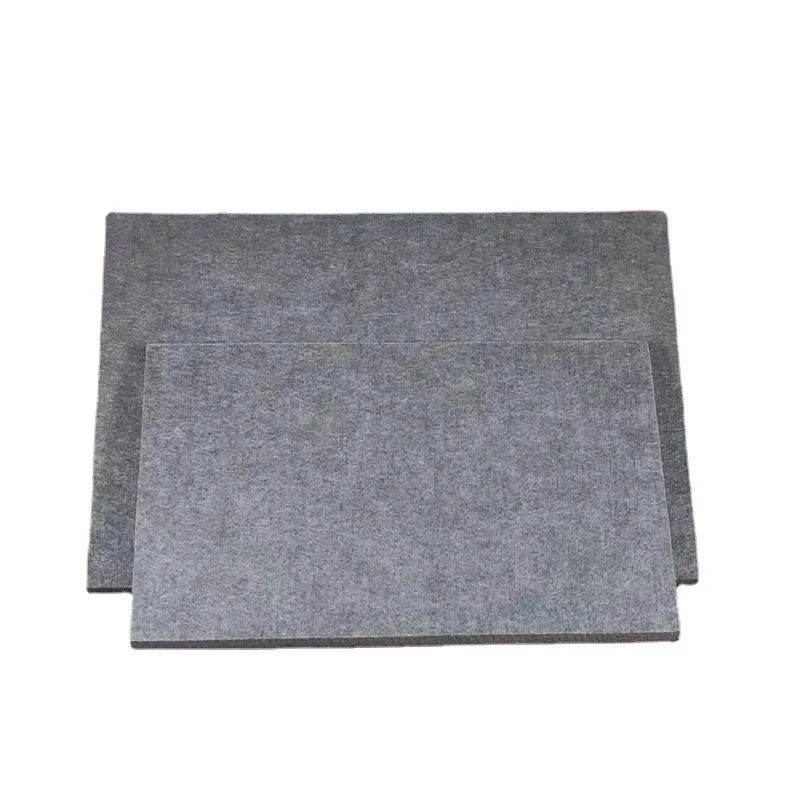 Gray DIY Leather Noise reduction Carving Sound absorbing Insulation Pad Noise Reduction Felt High Density Sound Insulation Pad